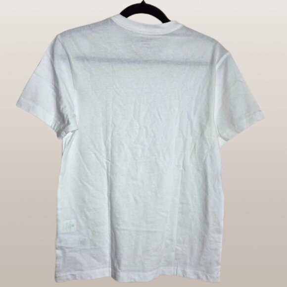 NWT J. Crew Men's Slim-Washed Small White V-Neck Tee - Picture 3 of 6